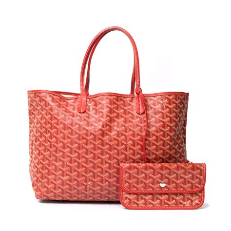 goyard red goyardine canvas saint louis pm authentic check|goyard bag authentication.